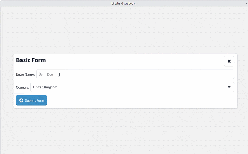 Input demonstration
